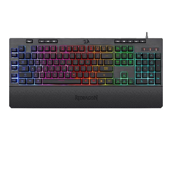 Redragon Shiva K512 Black RGB Backlit Membrane Wired Gaming Keyboard