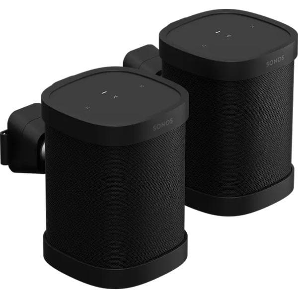 Sonos One and One SL Wall Mount (Pair) (Black)
