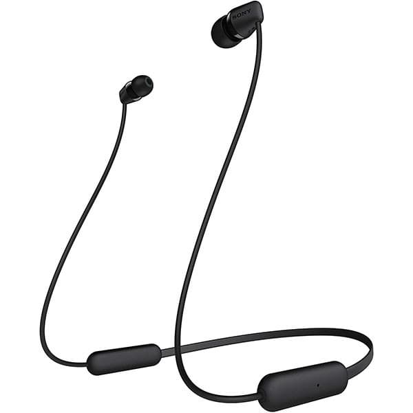 Sony WI-C200 Wireless Headphones In-Ear with mic (BLACK)