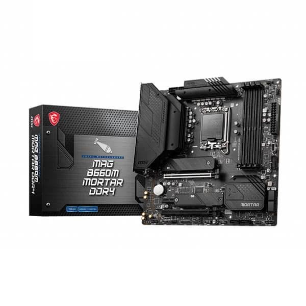 MSI MAG B660M Mortar DDR4 Intel Motherboard Supports Intel 12th , 13th & 14th Gen Processors