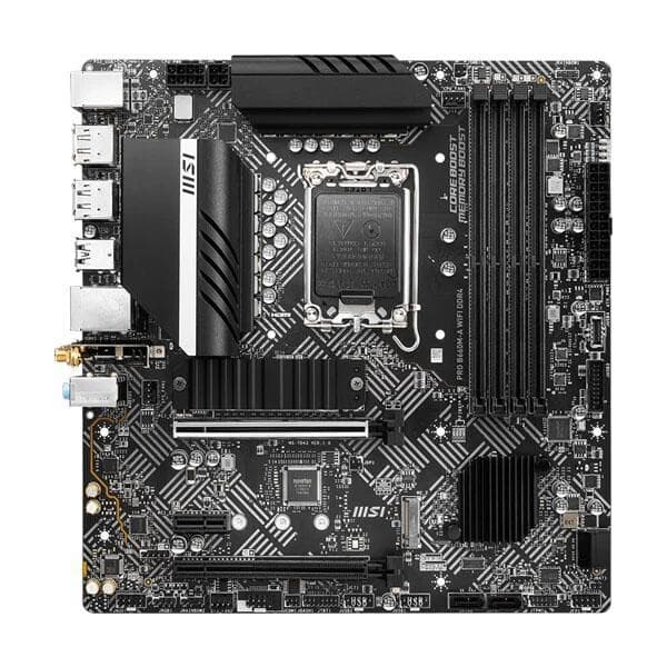 MSI Pro B660M-A WIFI DDR4 Intel Motherboard Supports Intel 12th , 13th & 14th Gen Processors