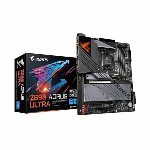 Gigabyte Z690 Aorus Ultra (Wi-Fi) Intel Motherboard Supports Intel 12th, 13th & 14th Gen Processors