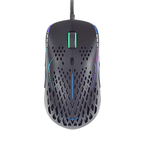 Cosmic Byte Zero-G Lightweight RGB 12400 DPI Gaming Mouse with PIXART 3327 Sensor, Ascended Cord, Software