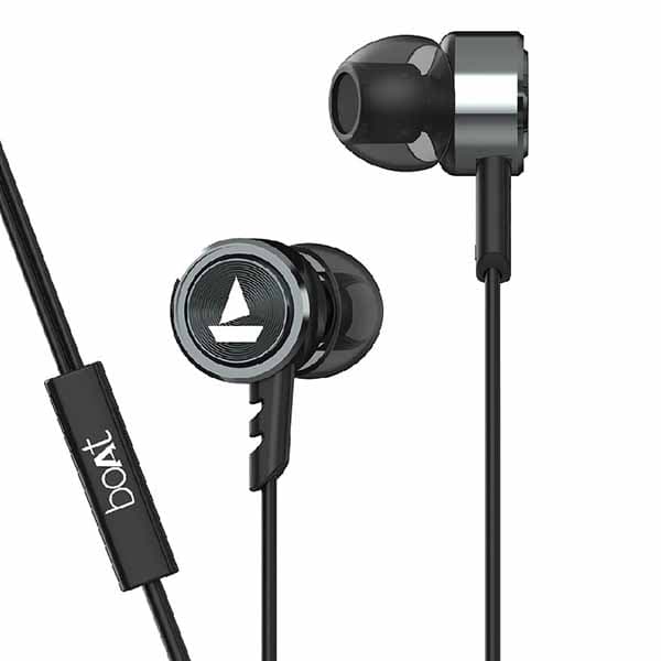 Boat BassHeads 122 Wired Earphone with Super Extra Bass, in-line Mic