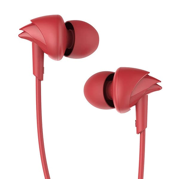 boAt BassHeads 110 Earphone with In Line Microphone (Red)