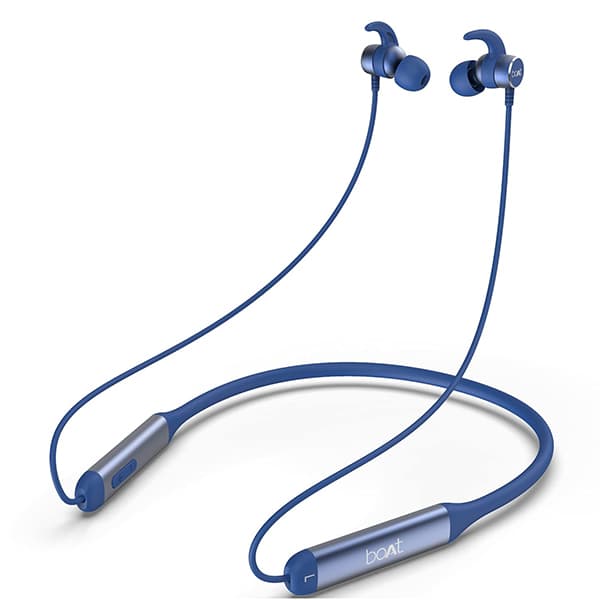 boAt Rockerz 330 Bluetooth Wireless in Ear Earphones with Mic (Navy Blue)