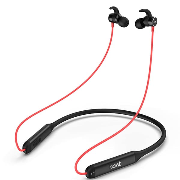boAt Rockerz 330 Bluetooth Wireless in Ear Earphones with Mic (Raging Red)