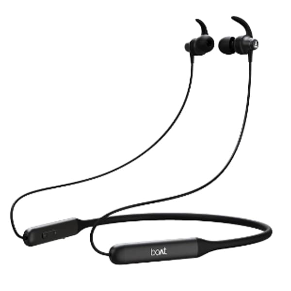 boAt Rockerz 338 Neckband With Mic (Active Black)
