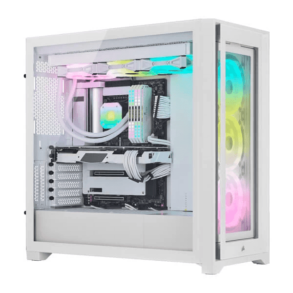 Corsair ICUE 5000X RGB QL Edition Cabinet (White)