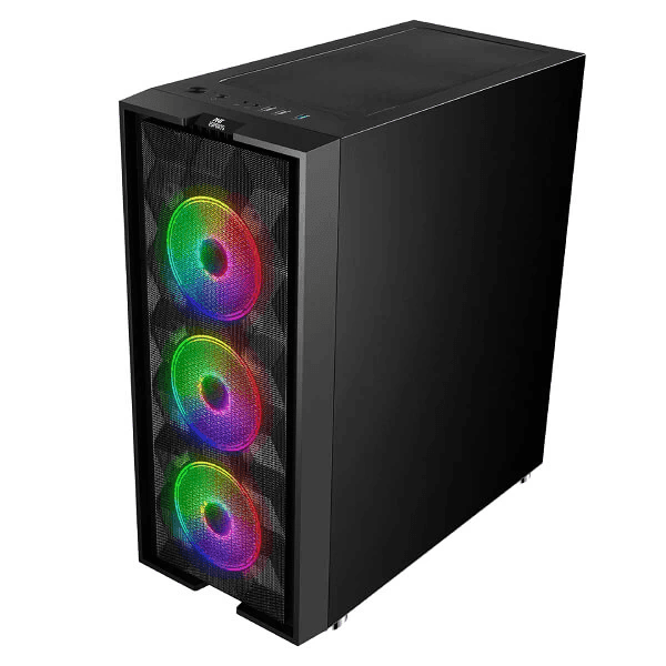 Ant Esports ICE-521MT Mid Tower Gaming Cabinet with Transparent Tempered Glass