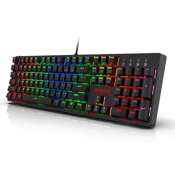Redragon SU-RARA K582 RGB LED Backlit Mechanical Gaming Wired Keyboard