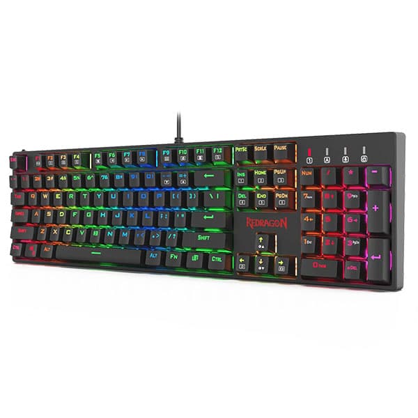 Redragon SU-RARA K582 RGB LED Backlit Mechanical Gaming Wired Keyboard