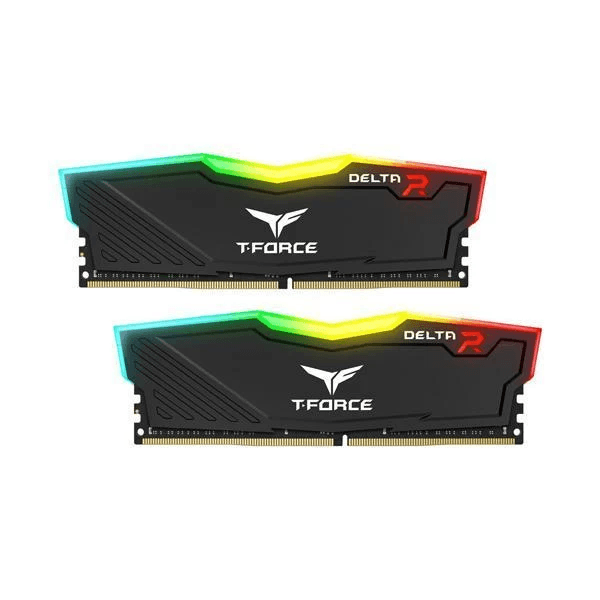 TeamGroup T-Force Delta RGB 32GB (16GBx2) DDR4 Ram 3600Mhz Black