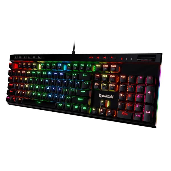Redragon K580 VATA RGB LED Backlit Mechanical Gaming Keyboard Brown Switch