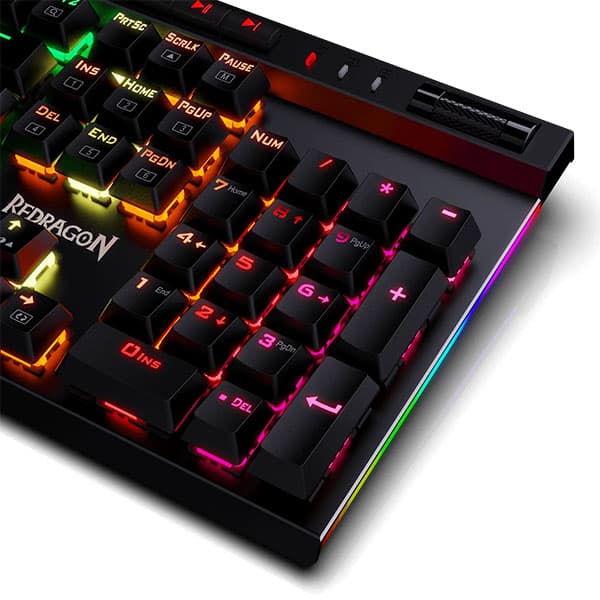 Redragon K580 VATA RGB LED Backlit Mechanical Gaming Keyboard Brown Switch