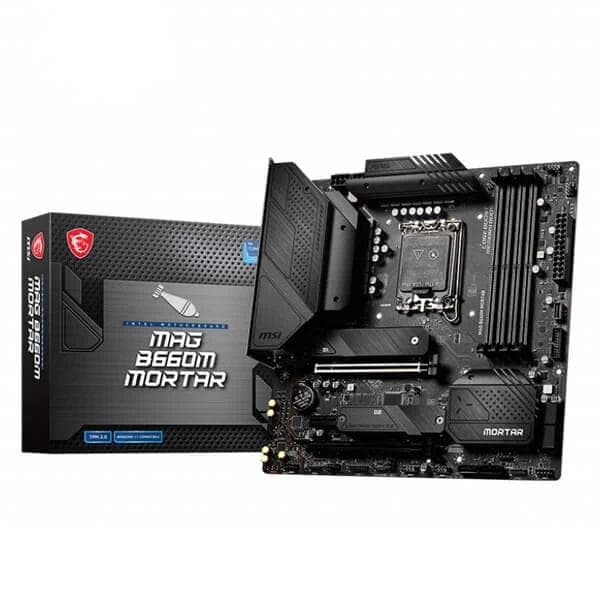 MSI MAG B660M Mortar DDR5 Intel Motherboard Supports Intel 12th , 13th & 14th Gen Processors