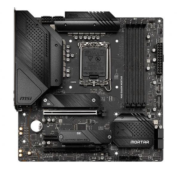 MSI MAG B660M Mortar DDR5 Intel Motherboard Supports Intel 12th , 13th & 14th Gen Processors