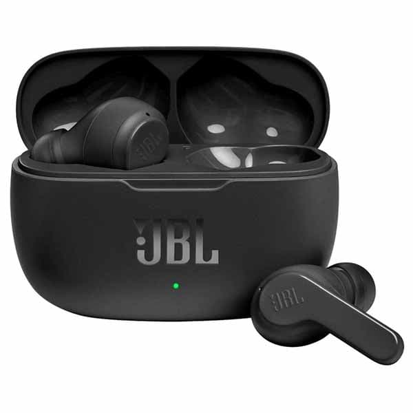 JBL Wave 200 with 20 Hours Playback TWS, Black