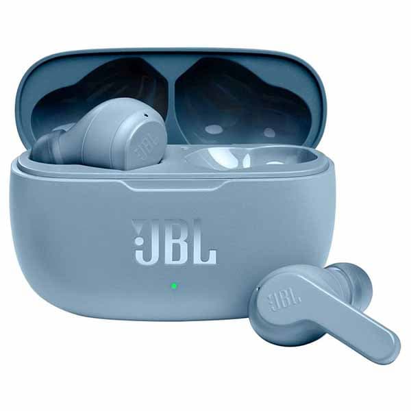JBL Wave 200 with 20 Hours Playback TWS, Blue