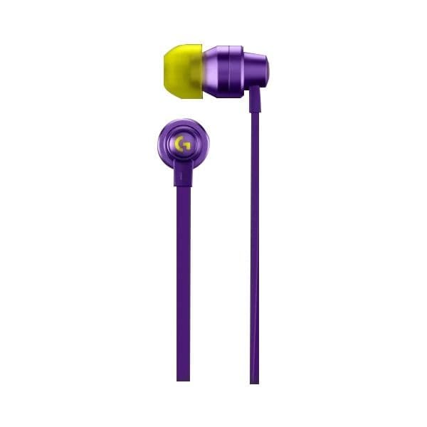 Logitech G333 Gaming Earphones with Dual Drivers Purple