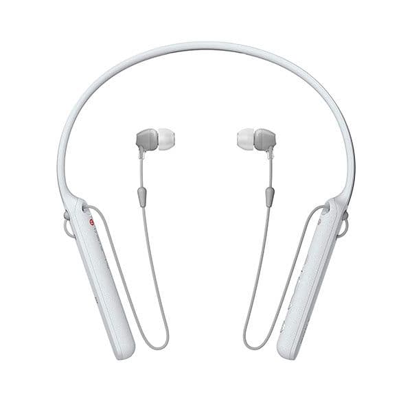 Sony WI-C400 Wireless in-Ear Neck Band Headphones Bluetooth Headset with mic (White)