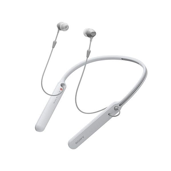 Sony WI-C400 Wireless in-Ear Neck Band Headphones Bluetooth Headset with mic (White)