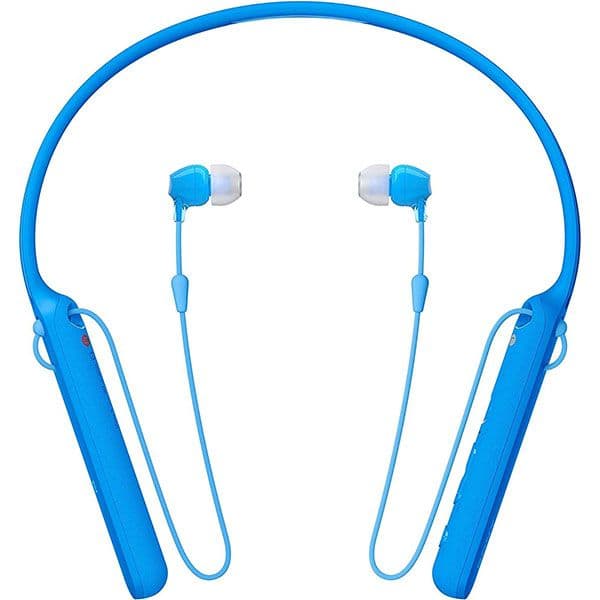 Sony WI-C400 Wireless in-Ear Neck Band Headphones Bluetooth Headset with mic (Blue)