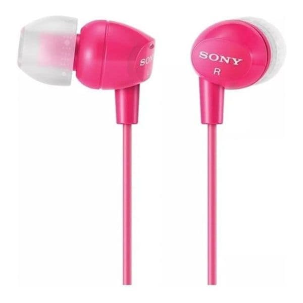 Sony MDR-EX15AP In-Ear Stereo Headphones with Mic - Pink