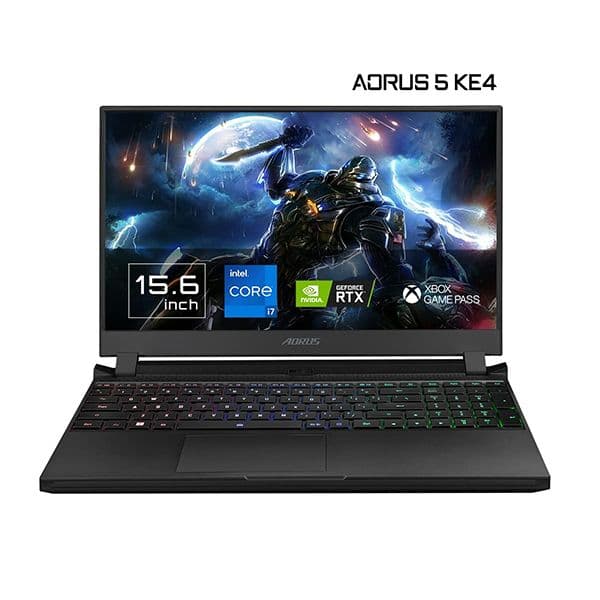 GIGABYTE AORUS 5 KE4, 15.6" inch FHD 240Hz, Intel Core i7-12700H 12th Gen, RTX 3060 6GB Graphics, Gaming Laptop (16GB DDR4 Memory/Windows 11 Home/ Gen4 1TB SSD/ Office 365/ Black)