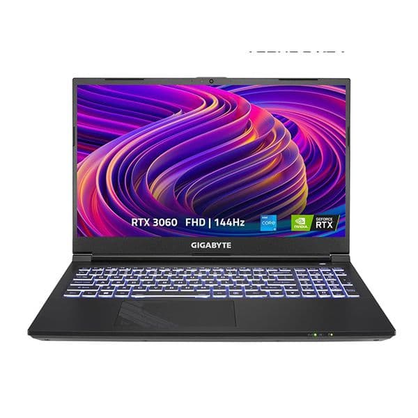 GIGABYTE G5 KE-52IN213SH 15.6" 144 Hz IPS Intel Core i5 12th Gen 12500H (2.50GHz), NVIDIA GeForce RTX 3060 Laptop GPU, 16 GB DDR4, 512 GB SSD, Windows 11 Home, Gaming Laptop (G5 KE-52IN213SH )