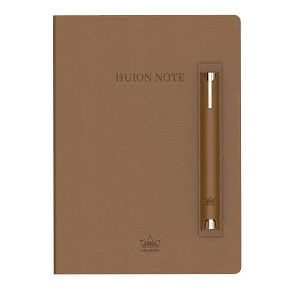 Huion Note A5 Size Smart Digital Notebook for Business, Office, Academics and Art with Scribo 2 (Brown)