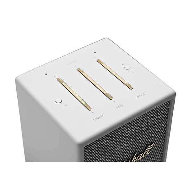 Marshall Uxbridge Voice 30W Airplay Multi-Room Wireless Speaker with Alexa Built-in (White)