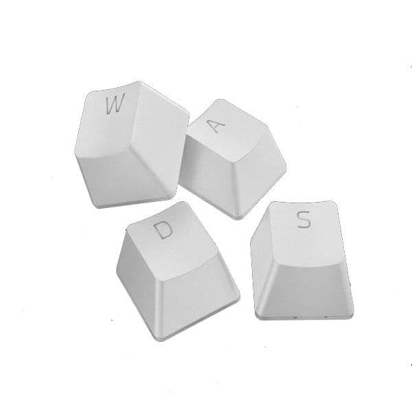 Razer PBT Keycap + Coiled Cable Upgrade Set Mercury (White)