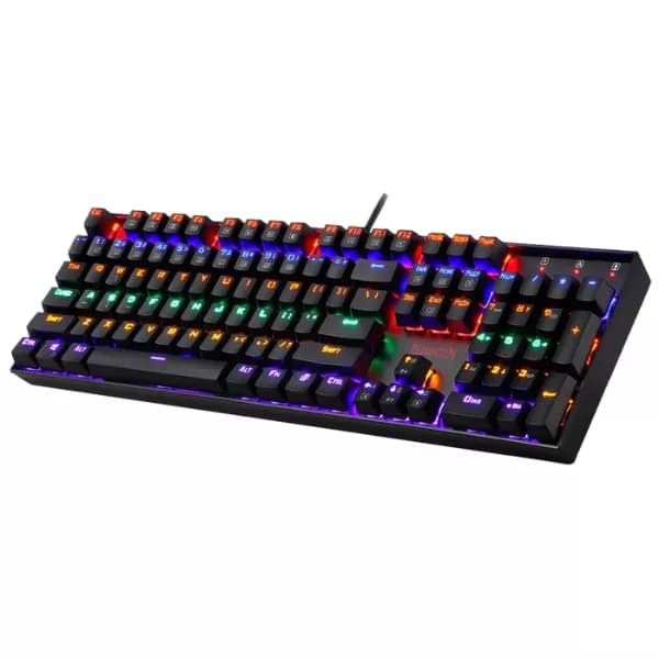 Redragon Vara K551 Rainbow LED Backlit Wired Mechanical Gaming Keyboard (Red Switch)