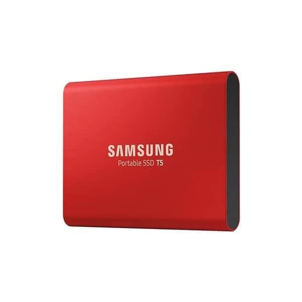 Samsung T5 500GB Portable SSD (Red)