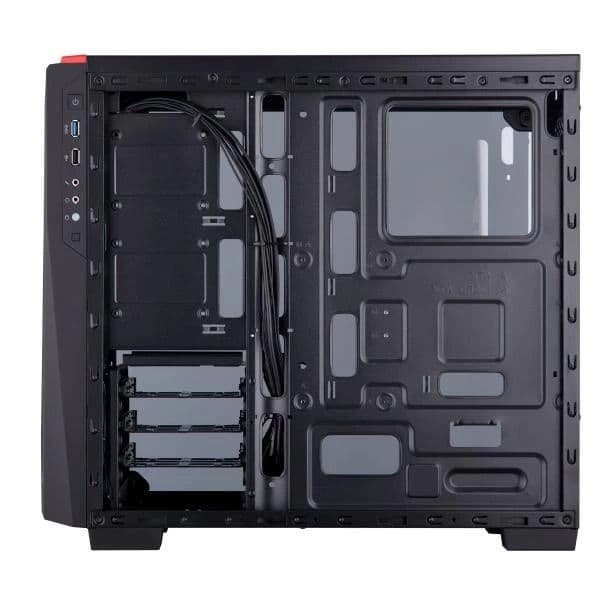 Corsair SPEC 04 Carbide Series Black/Red Mid Tower PC Cabinet