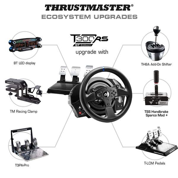 Thrustmaster T300 RS GT Edition | Racing Game Wheel | Force Feedback | PS5/PS4/PC