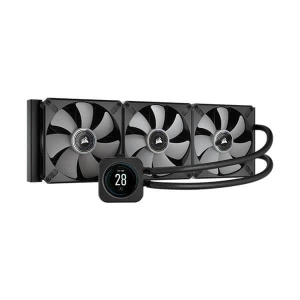Corsair ICUE H170i Elite LCD Display CPU Liquid Cooler (Black)