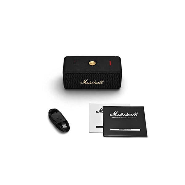 Marshall Emberton II Wireless Bluetooth Portable Speaker Black &amp; Brass