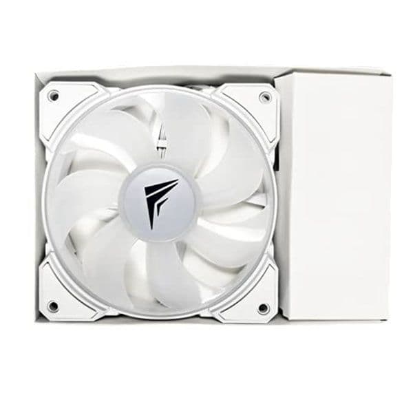 Frostec FS-120A ARGB PWM Fan (Single Fan) with Built in PWM Splitter and ARGB Splitter White