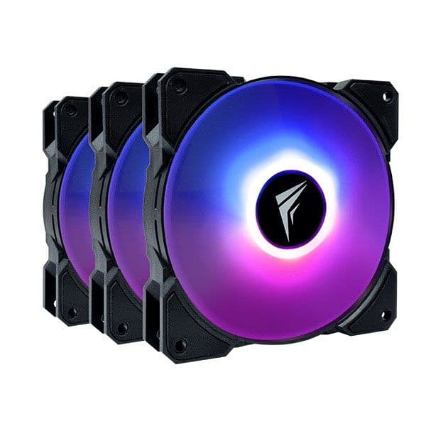 Frostec FS-120A 120mm Triple ARGB Fans Pack with ARGB Controller