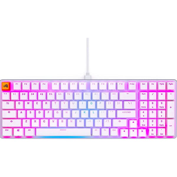 Glorious GMMK 2 TKL 96% Percent Gaming Keyboard RGB White