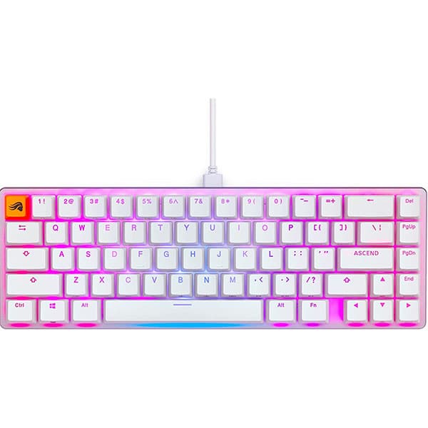 Glorious GMMK 2 TKL 65% Percent Gaming Keyboard RGB White