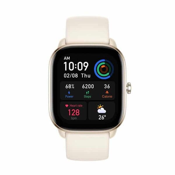 Amazfit GTS 4 Mini Smart Watch Moonlight White