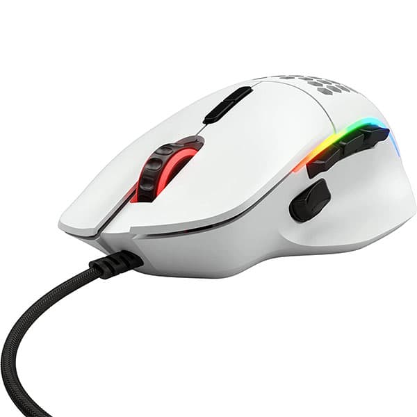 Glorious Model I Ergonomic Matte White Gaming Mouse