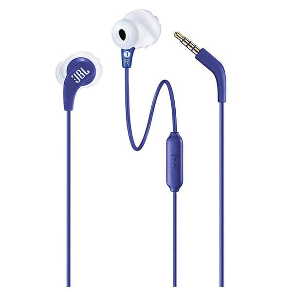 JBL Endurance Run, Sports in Ear Wired Earphones with Mic (Blue)
