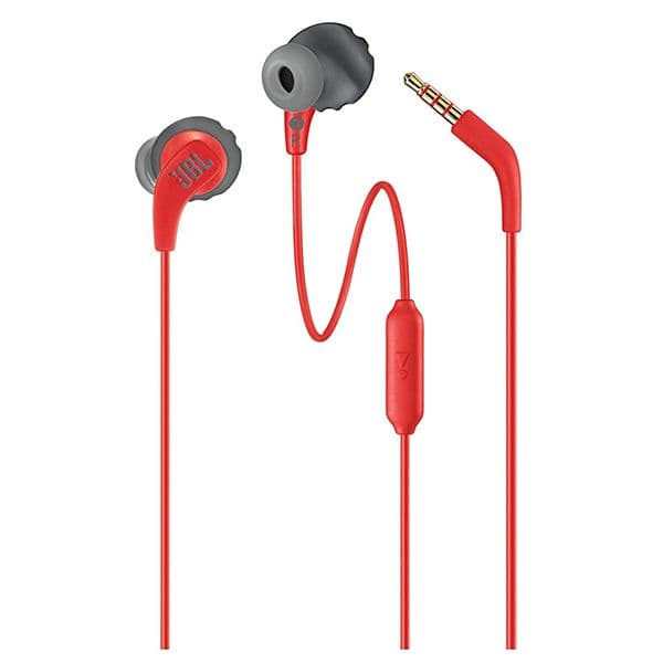 JBL Endurance Run, Sports in Ear Wired Earphones with Mic (Red)