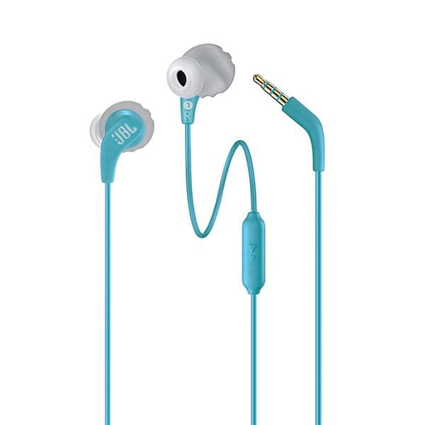 JBL Endurance Run, Sports in Ear Wired Earphones with Mic (Teal)