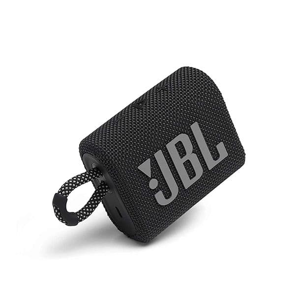 JBL Go 3, Wireless Ultra Portable Bluetooth Speaker (Black)