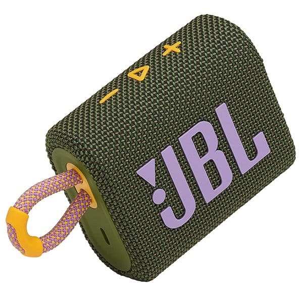 JBL Go 3, Wireless Ultra Portable Bluetooth Speaker, Green